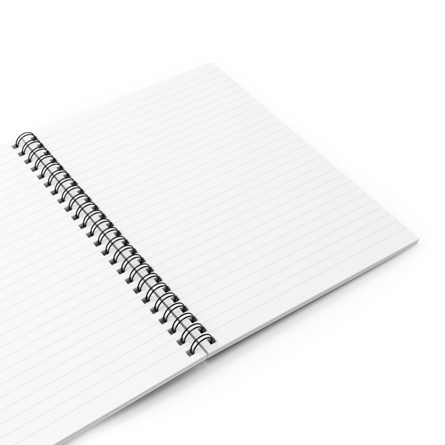 Ghost Spiral Notebook - Ruled Line