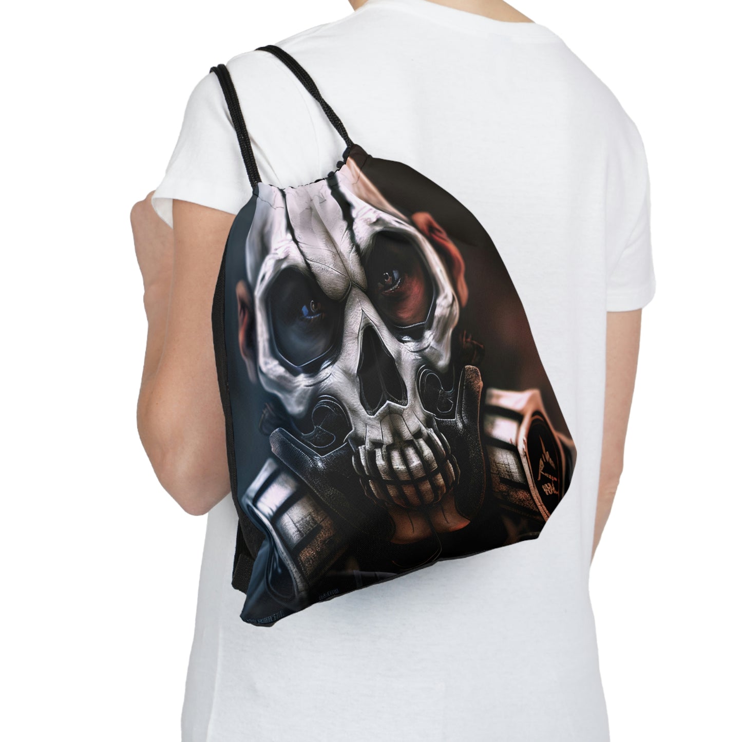 Ghost Outdoor Drawstring Bag