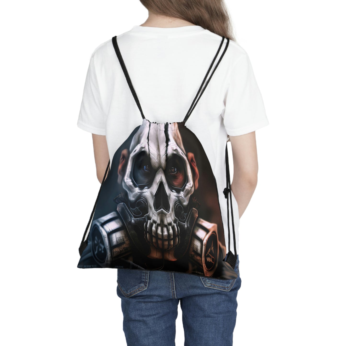 Ghost Outdoor Drawstring Bag